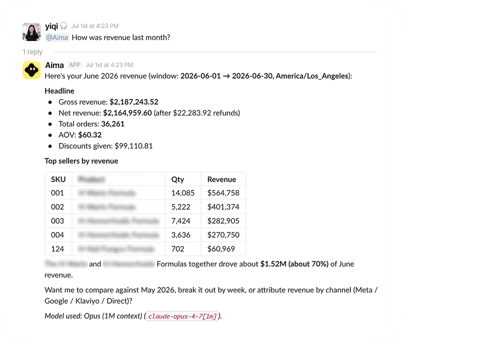 how was revenue last month.png